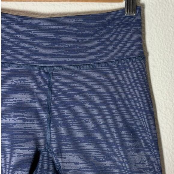 Outdoor Voices Cropped Leggings Size XS TechSweat Flex crop Blue/Cream Space dye - Picture 6 of 16